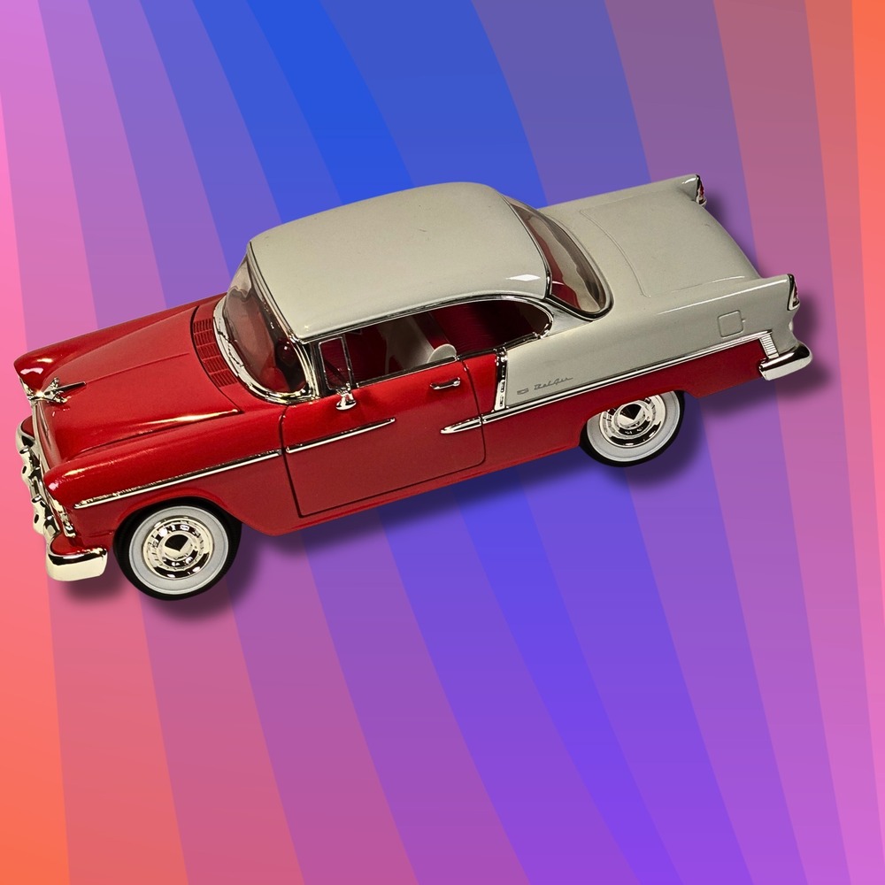 ERTL American Muscle Die-Cast 1955 Chevrolet Bel Air 1:18 Scale Brand New - Picture 12 of 17